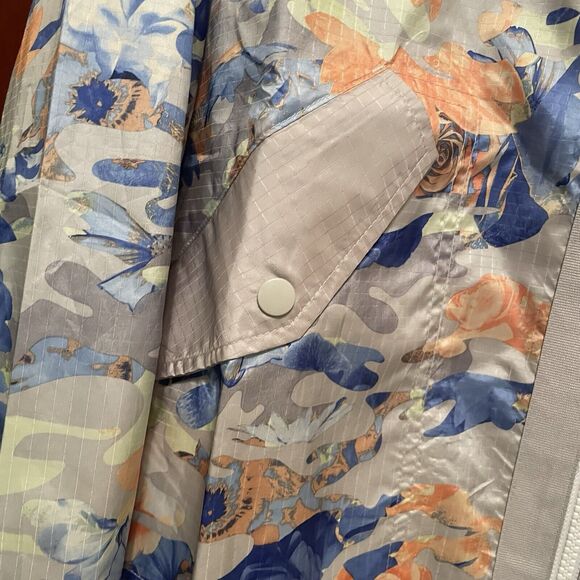 Nike Womens Woven Floral Track Zip Jacket Size L - CZ8184 072 Windbreaker NWT - Picture 11 of 16